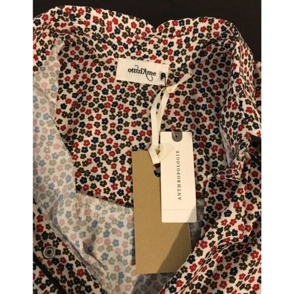 Anthropologie ottod'Ame Floral Western Buttondown Blouse - Picture 7 of 11